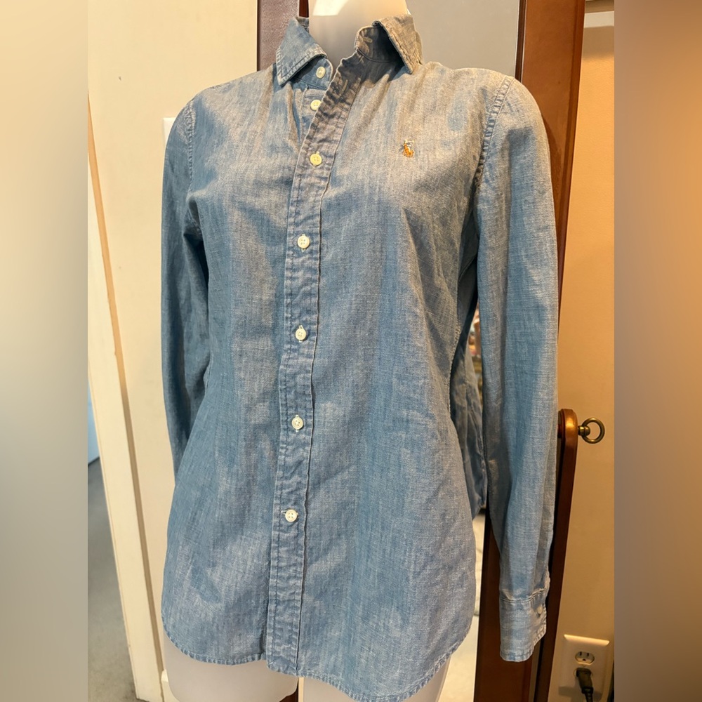 Polo Ralph Lauren  Blue Women's Button Down Shirt